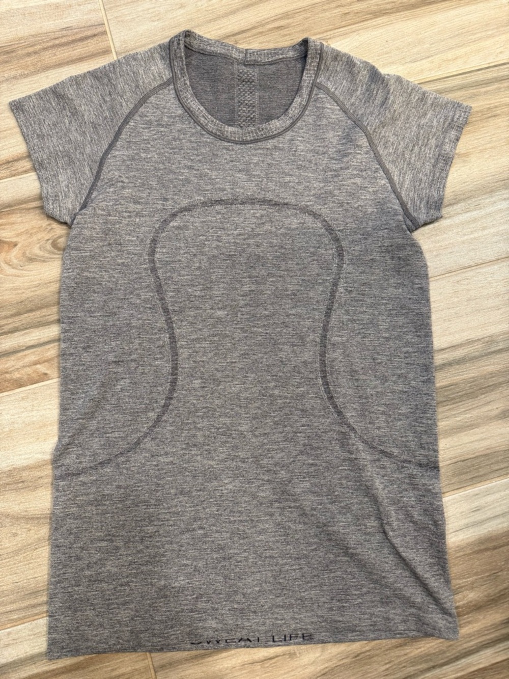 Lululemon Gray Seam-Detail Active Top